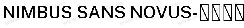 NIMBUS SANS NOVUS字体转换